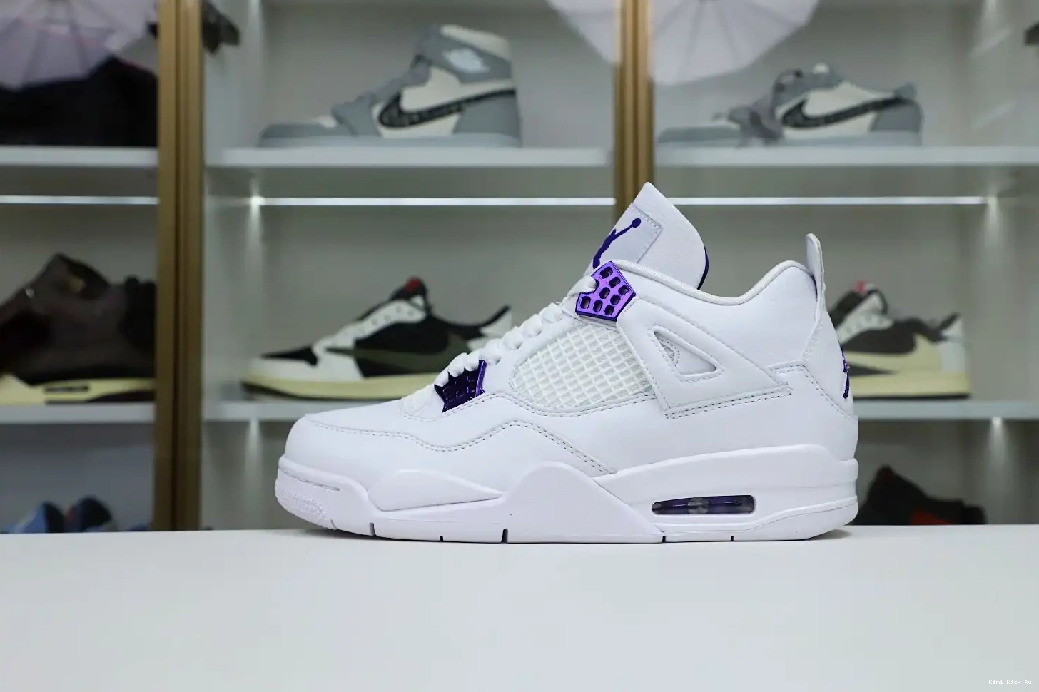 Kimikick PURPLE JORDAN 4 METALLIC AIR 0627
